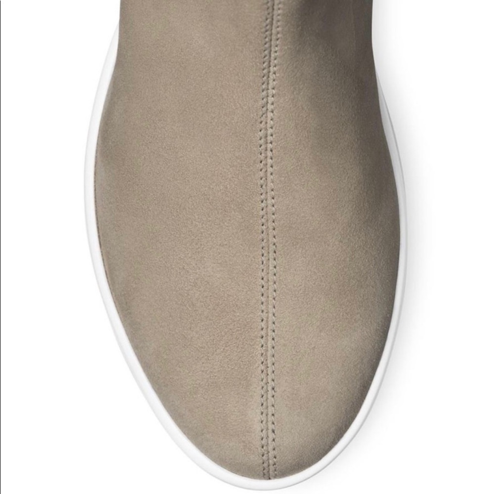 Stuart Weitzman Sneaker Sock Bootie Shoes Women’s 7.5 Seal Light Taupe HTF! - Picture 5 of 16